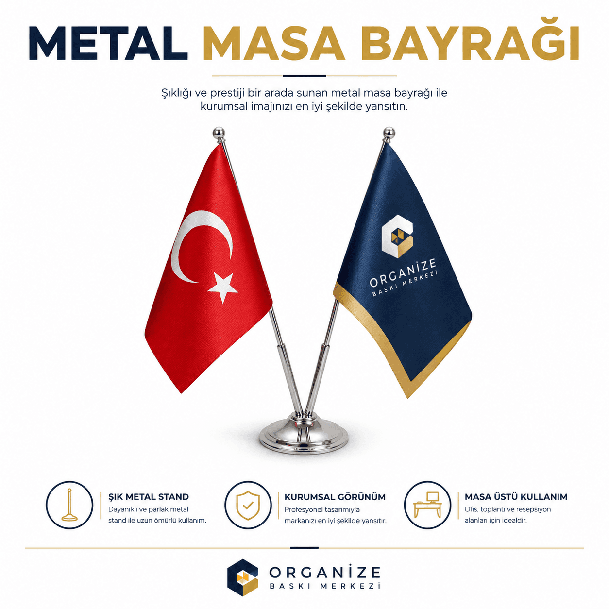 Masa Bayrağı - Masa bayrağı örneği
