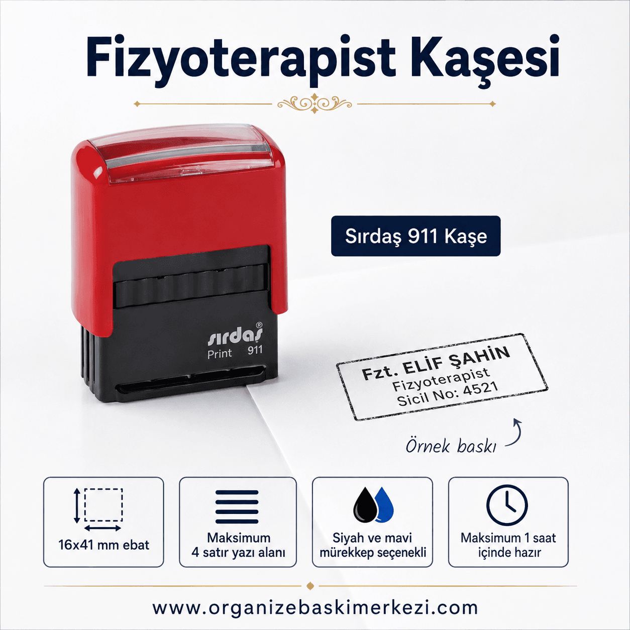 Fizyoterapist Kaşesi Sırdaş 911 16x41 mm