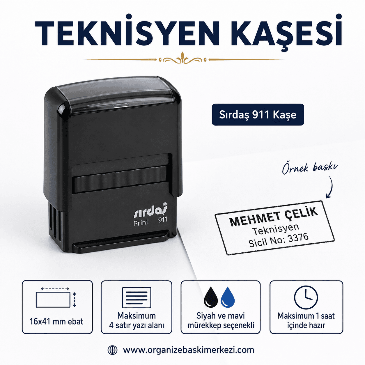 Teknisyen Kaşesi Sırdaş 911 16x41 mm
