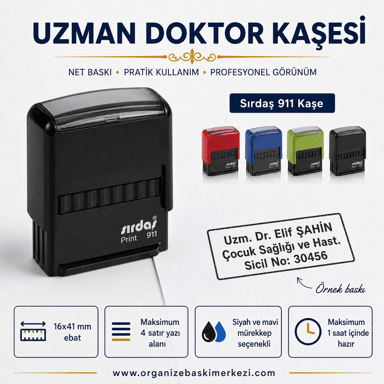 Uzman Doktor Kaşesi Sırdaş 911 16x41 mm