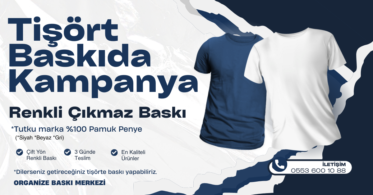 Eskişehir Tişört Baskı | Organize Baskı Merkezi - Kaliteli DTF, Flex ve Serigrafi Baskılar