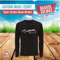 ATATÜRK İMZA BASKILI TİŞÖRT