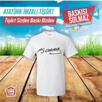 ATATÜRK İMZA BASKILI TİŞÖRT
