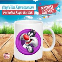 Çizgi Film Kahramanları Kupa Bardak