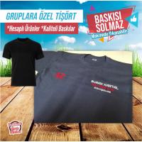 GRUPLARA ÖZEL TİŞÖRT BASKI