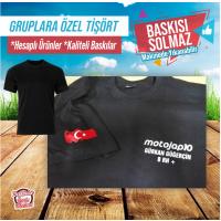 GRUPLARA ÖZEL TİŞÖRT BASKI
