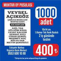 Muhtar Oy Pusulası - 1000 adet