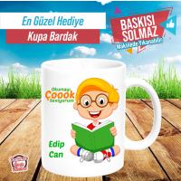 Okumayı Çok Seviyorum Kupa Bardak