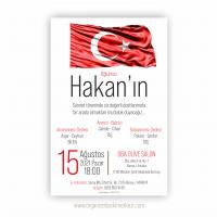 Türk Bayraklı Davetiye