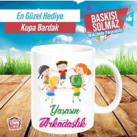 Yaşasın Arkadaşlık Kupa Bardak