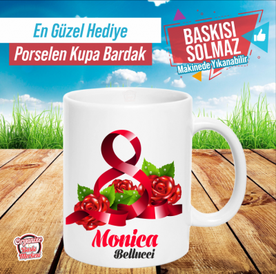 8 Mart Kadınlar Günü Kupa Bardak