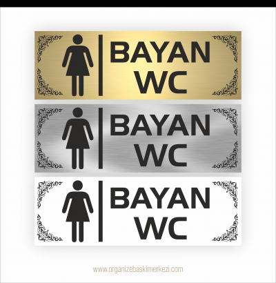 Bayan WC Tabelası