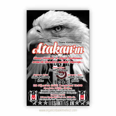 Beşiktaş Karakartal Sünnet Davetiye