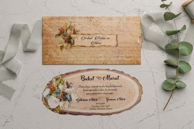 Ekonom 9113 Düğün Davetiyesi