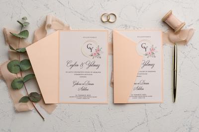 Ekonom 9147 Düğün Davetiyesi