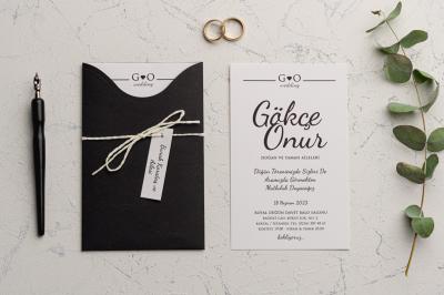 Ekonom 9157 Düğün Davetiyesi