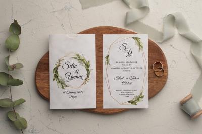 Ekonom 9182 Düğün Davetiyesi