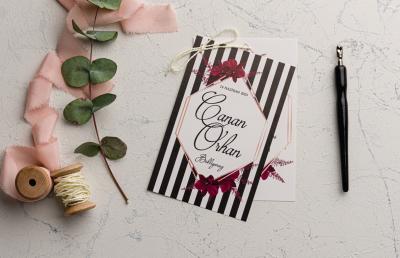 Ekonom 9185 Düğün Davetiyesi