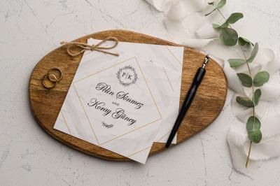 Ekonom 9201 Düğün Davetiyesi