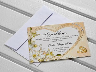 İklim 10274 Düğün Davetiyesi