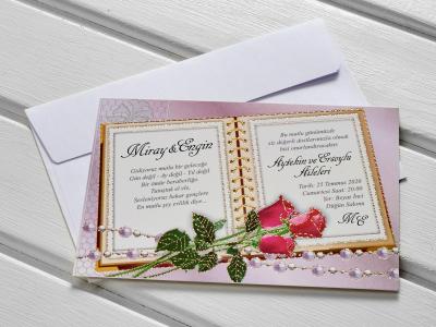 İklim 10338 Düğün Davetiyesi