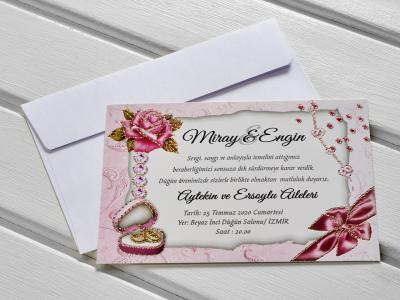 İklim 10343 Düğün Davetiyesi