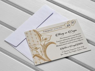 İklim 10349 Düğün Davetiyesi