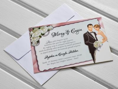 İklim 10352 Düğün Davetiyesi