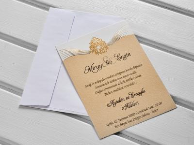 İklim 10377 Düğün Davetiyesi