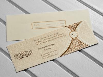 İklim 10378 Düğün Davetiyesi