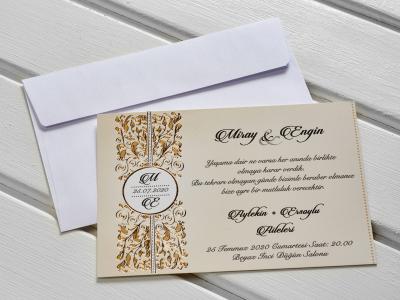 İklim 10407 Düğün Davetiyesi