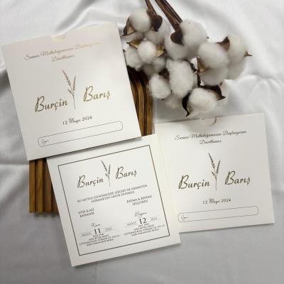 Kare Düğün Davetiyesi 21