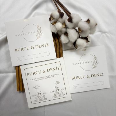 Kare Düğün Davetiyesi 24