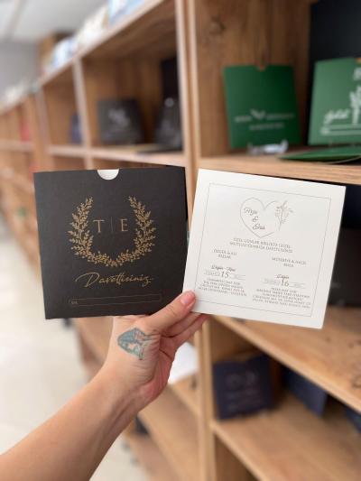 Kare Düğün Davetiyesi 34