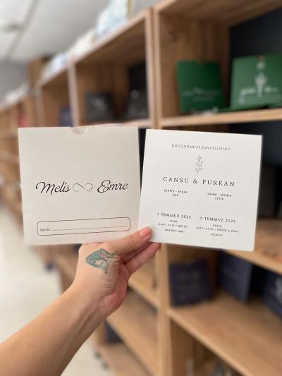 Kare Düğün Davetiyesi 37