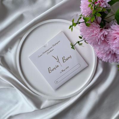 Kare Düğün Davetiyesi 4