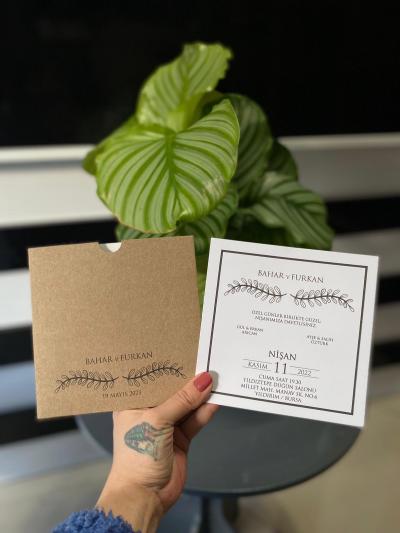 Kare Düğün Davetiyesi 44