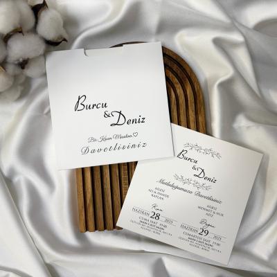 Kare Düğün Davetiyesi 49