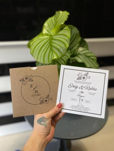 Kare Düğün Davetiyesi 52