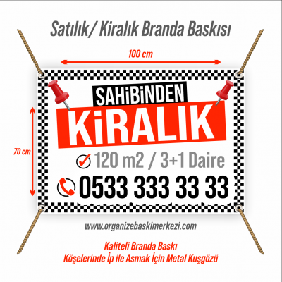 Kiralık Branda Pankart Yazısı