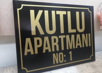 Eskişehir Apartman Tabelası